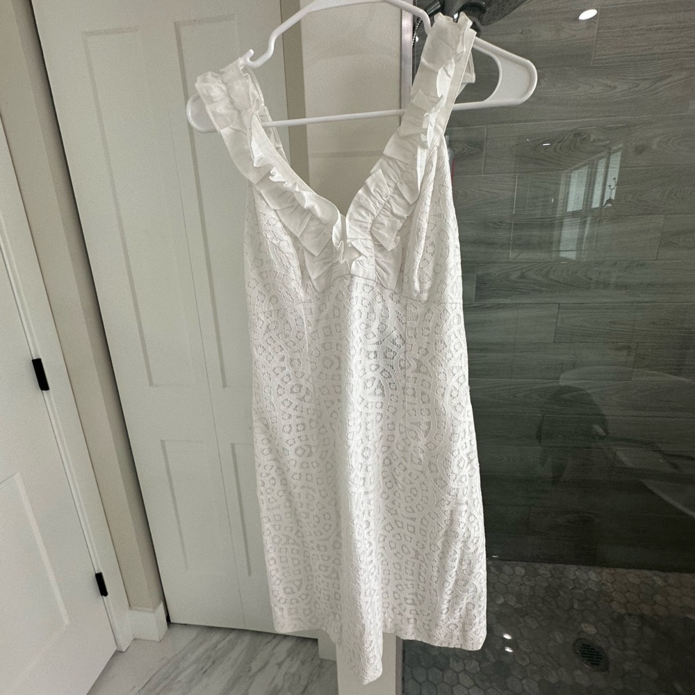 Lilly Pulitzer White Lace Dress